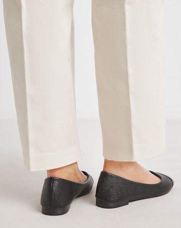 Tiana Toe Cap Ballerina - Extra Wide Fit (EEE)