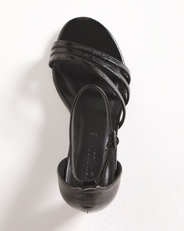 Court Heeled Sandal - Wide Fit (E)