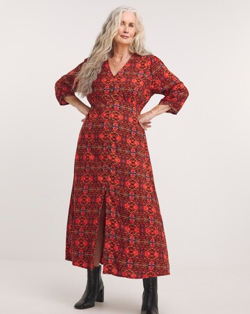 Joe Browns Layla Red Button Through Dress