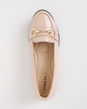 Anna Low Cut Snaffle Loafer Extra Wide EEE Fit