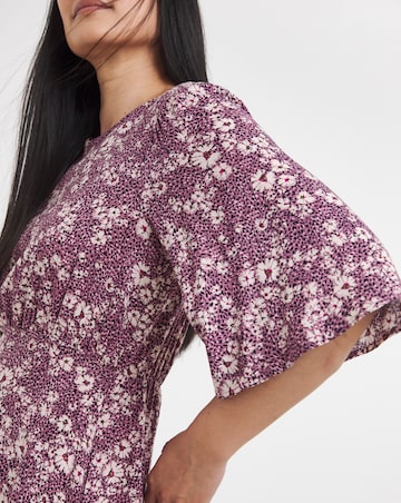 Half Sleeve Angel Sleeve Tea Dress