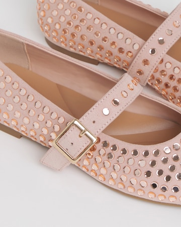 Addison Studded Mary Jane Shoes - Extra Wide Fit (EEE)