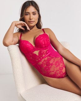 Ann Summers Sexy Lace Planet Body Dark Pink