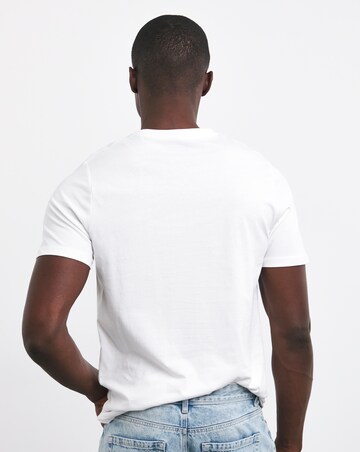 Pure Cotton Crew Neck T-Shirt Long- White
