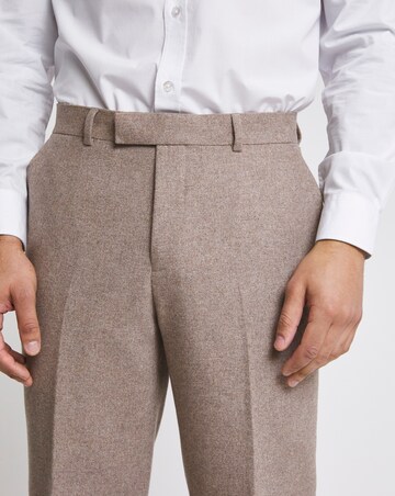 Oatmeal Donegal Regular Fit Suit Trouser