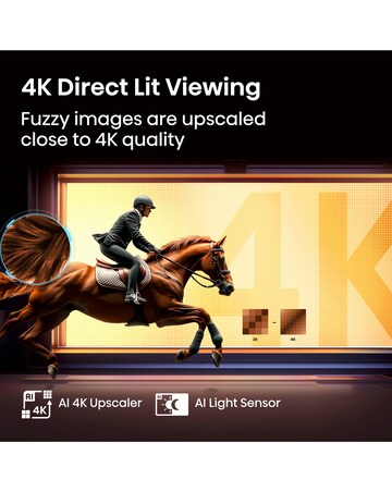 Hisense 55A6QTUK 55in 4K Ultra HD HDR LED Smart TV