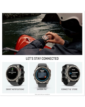 Garmin Fenix 8 Pro AMOLED 51mm Smart Watch - Graphite/Black