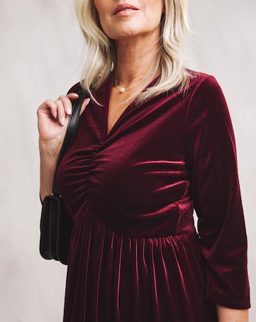 Julipa Velour Midi Dress