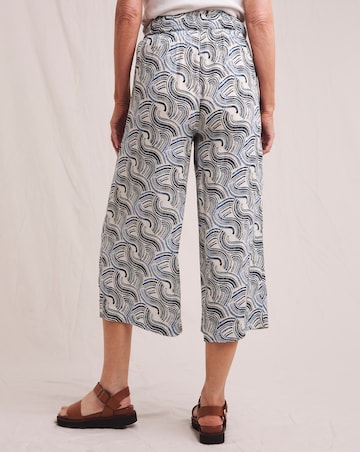 Julipa Printed Textured Crinkle Culotte