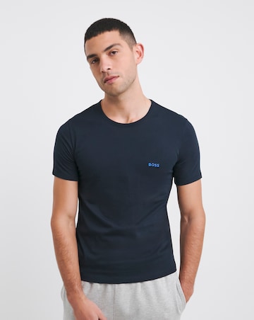 BOSS 3 Pack Short Sleeve Logo Lounge T-Shirt