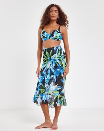 Fantasie Talm Beach Sarong Black
