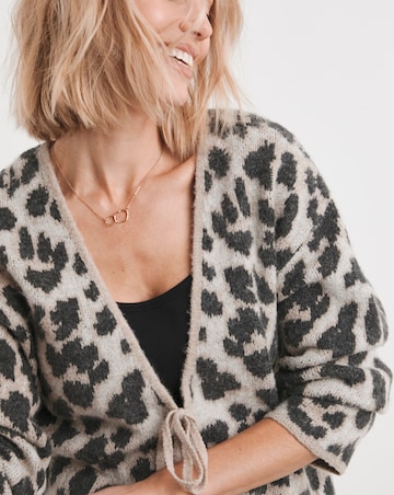Animal Print Cardigan