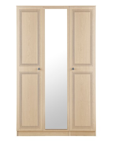 Richmond 3 Door Mirrored Wardrobe