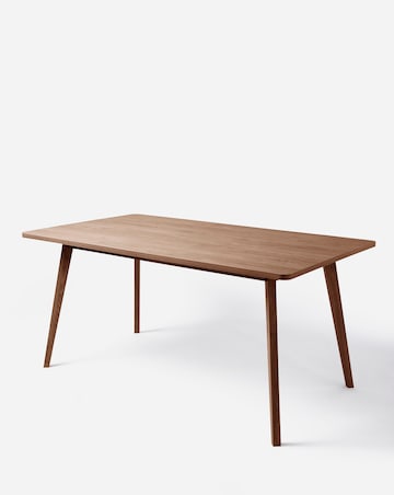 Oslo Dining Table with 6 Etta Faux Leather Chairs