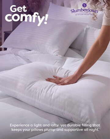 Slumberdown Comfy Home Medium Support Pillow - 4 Pack