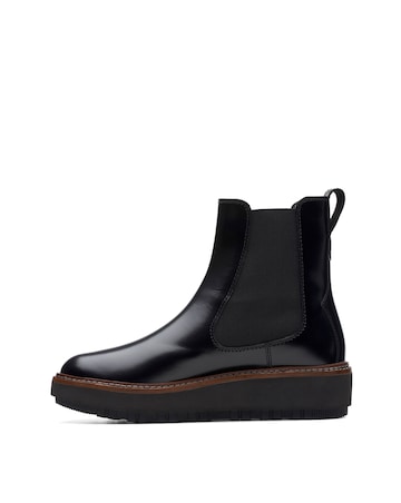 Clarks Orianna Suede Wedge Boots D Fit