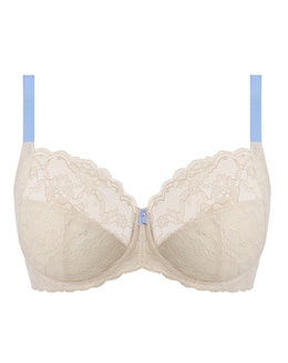 Freya Offbeat Balcony Wired Bra  Ivory/Blue