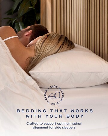 Snuggledown Luxury Cotton Quilted Firm Support Pillows - 2 Pack