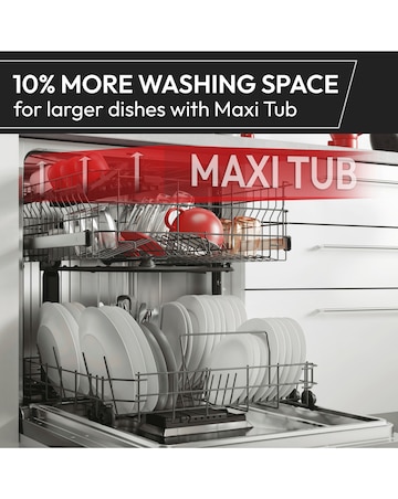 Hoover H-Dish 500 HF 4B7F0A-80 14 Place, Full Size Wifi Dishwasher - Graphite