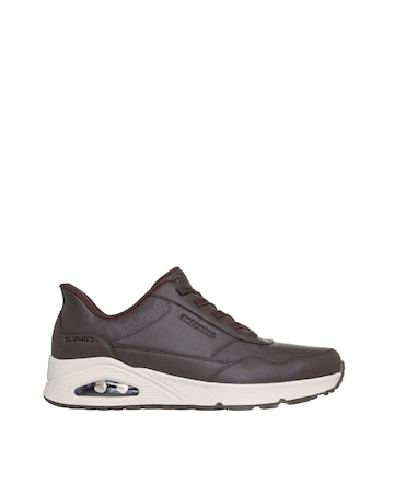 Skechers Slip-ins Uno Banksia Luxe Trainer - Brown