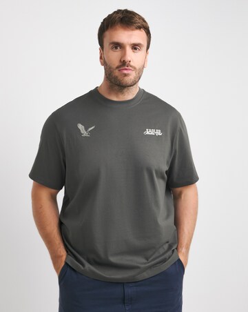 Relaxed Fit Eagle Graphic T-Shirt