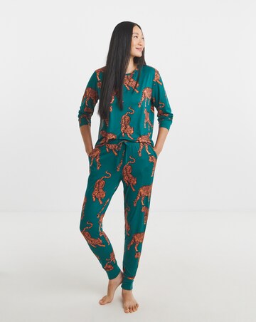 Chelsea Peers Jersey Crew Neck Pyjama Set