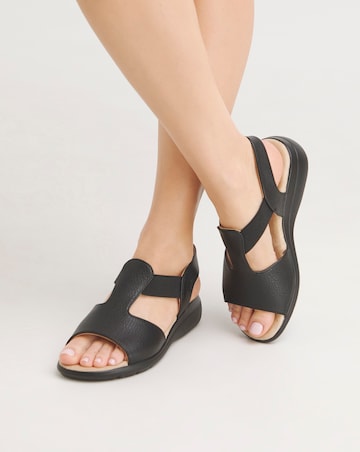 Cushion Walk Elasticated Sandals EEEEE Fit