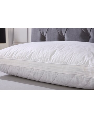 Downland Cloud Quilted Cotton Pillow