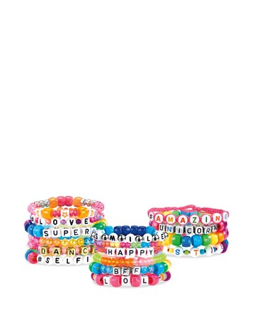 Shimmer 'N' Sparkle ABC Fashion Bead Bracelets