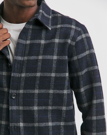 Double Pocket Check Overshirt