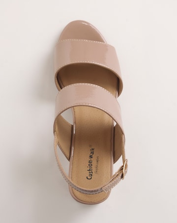 Cushion Walk Block Heeled Sandals EEE Fit