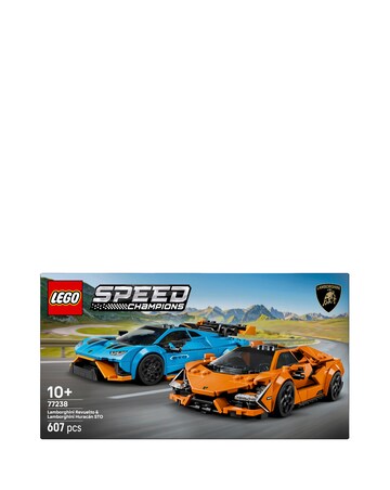 LEGO Speed Champions Lamborghini Revuelto & Huracan STO Toy Car 77238