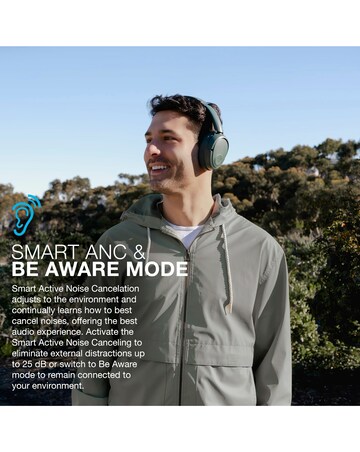 JLab JBuds Lux Active Noise Cancelling Over-Ear Headphones - Sage