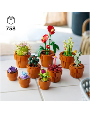 LEGO Icons Tiny Plants Building Set Home Decor Gift for Adults 10329