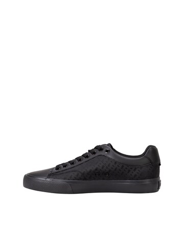 BOSS Embossed Aiden Black Trainer