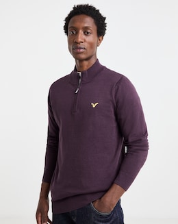 Voi Storm 1/2 Zip Knitted Jumper