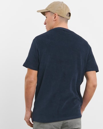 Towelling Crew Neck T-Shirt