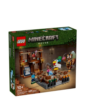 LEGO Minecraft Woodland Mansion Fighting Ring Gamer Toy with Mob Figures 21272