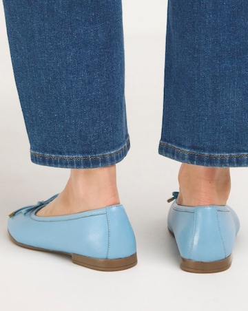 Eliza Basic Leather Ballerina Extra Wide EEE Fit