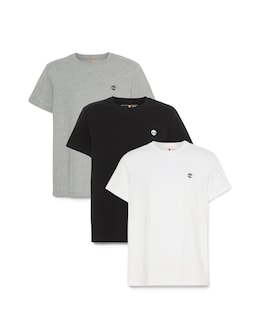 Timberland Dunstan River Short Sleeve T-Shirt 3 Pack - Multi