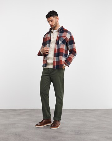 Ecru Cable Knit 1/4 Zip