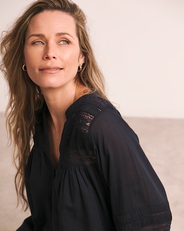 Anthology Crochet Lace Trim Dress