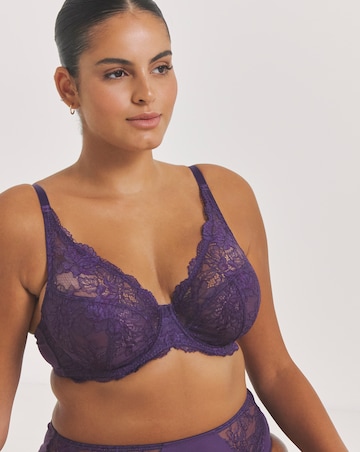 Pretty Secrets (2 Pack) New Ella Full Cup Wired Bras (C-J) Fig/Cherry