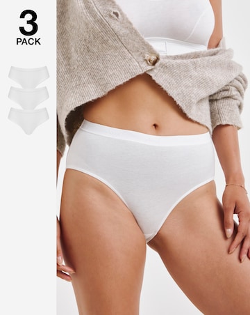 Sloggi (3Pack) Go Casual Cotton Midi Knickers White