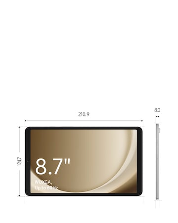 Samsung Galaxy Tab A9 8.7in 128GB WiFi Tablet - Silver