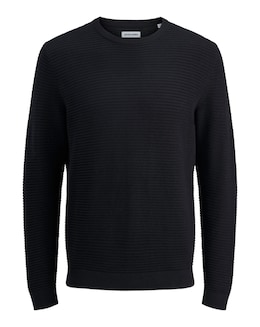 Jack &amp; Jones Otto Knit Crew Neck - Black