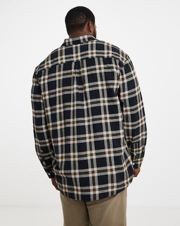 Jack & Jones Flannel Check Shirt - Black