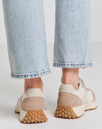 Akira Suede Retro Runner Trainer Extra Wide EEE Fit