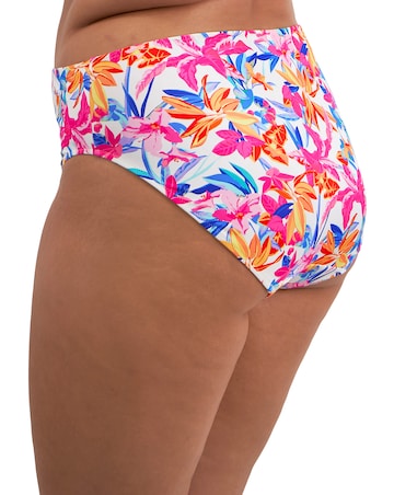 Elomi Savaneta Mid Rise Bikini Brief White