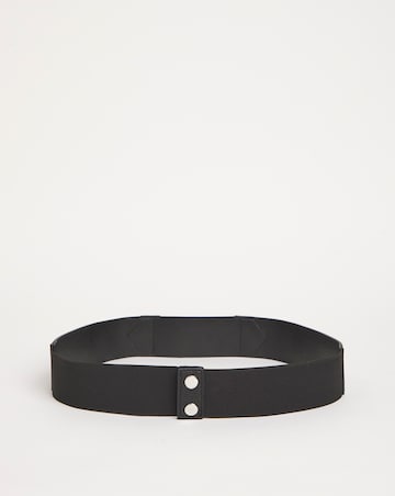 Chunky Buckle Waist Stretch Belt